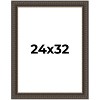 PosterPalooza | Museum Brown Picture Frame - UV Acrylic, Foam Board Backing, Hanging Hardware - 2 of 4