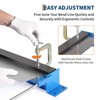 Sheet Metal Bender, 29-Inch Metal Brake, 0-90 Degrees Metal Brake Bender, Bending Brake Max Bending Capacity: 17-Gauge Steel, Weight: 29lbs/13.15kg - 4 of 4