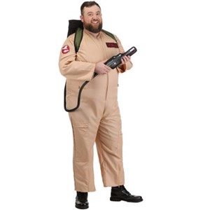 HalloweenCostumes.com Ghostbusters Men's Plus Size Deluxe Costume - 1 of 4