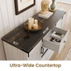 Farmhouse 4 Drawer Dresser for Bedroom, 45" Wood Dressers with Sliding Barn Doors - 3 of 4