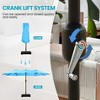 Aoodor 15 ft. Double Sided Patio Umbrella with Base Stand - 4 of 4