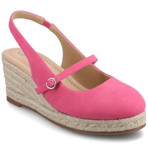 Journee Women's Asmyna Espadrille Wedges - 1 of 4