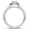 Pompeii3 1 3/8ct Halo Diamond Engagement Ring 14K White Gold - 3 of 4