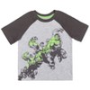 Marvel Avengers Spider-Man Black Panther Iron Man Hulk Captain America  2 Pack Graphic T-Shirts Toddler to Big Kid - image 3 of 4