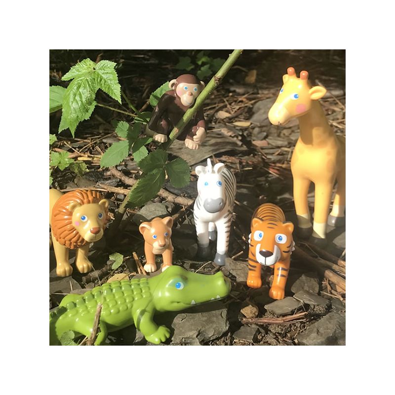 HABA Little Friends Monkey - Chunky Plastic Zoo Animal Toy Figure (2.5" Tall), 5 of 6