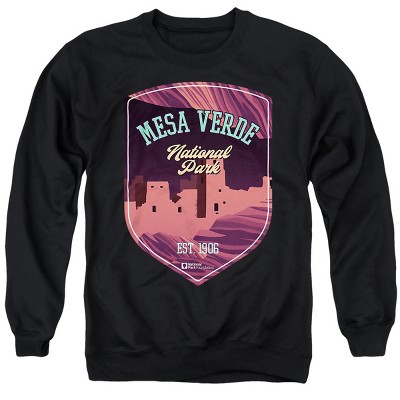 Men's Mesa Verde National Park Illustrated Landscape Crewneck Sweatshirt