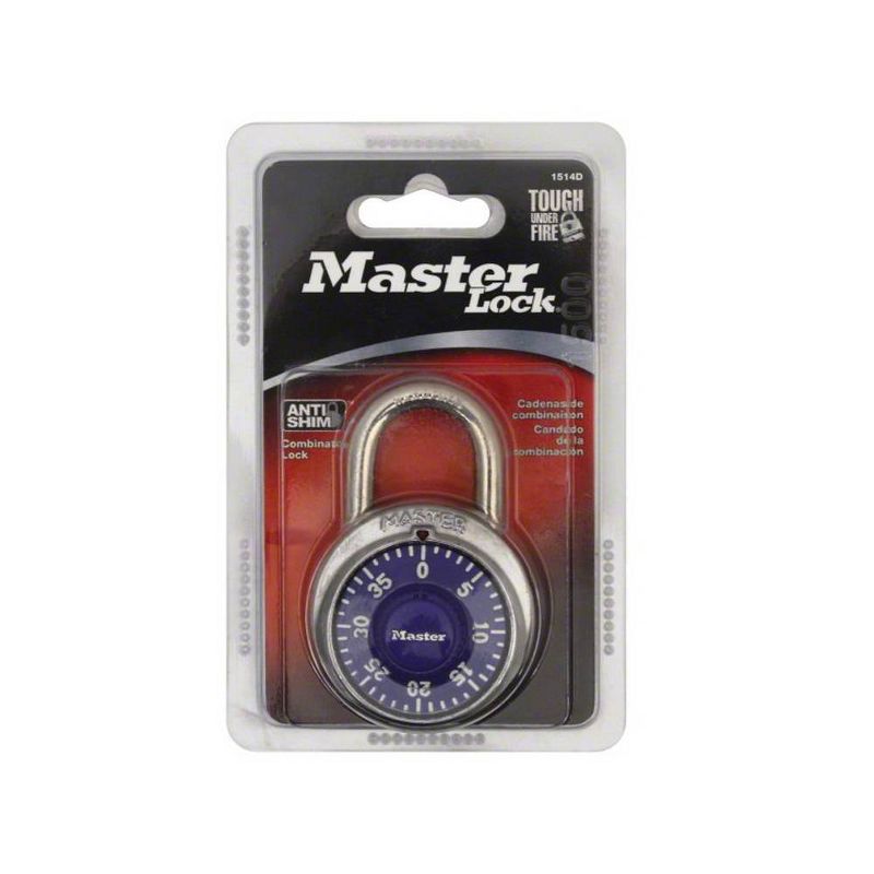 Master Lock 1-7/8" Purple Dial Combination Padlock, 4 of 5