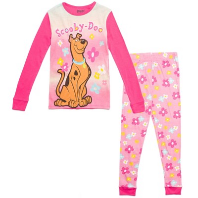 Scooby-Doo Scooby Doo Girls Pullover Pajama Shirt and Pants Sleep Set Toddler 