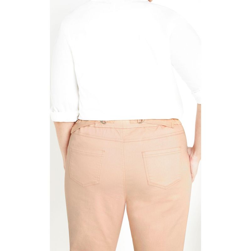 Women's Plus Size Alana Pull On Pant - blush | AVENUE, 4 of 7
