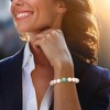 Ross-Simons 12-13mm Cultured Pearl and Carved Jade "Dragon" Bead Stretch Bracelet With 14kt Yellow Gold Size 7 - 2 of 3