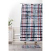 Ninola Design Christmas Checks Tartan Memory Foam Bath Rug Blue - Deny Designs - image 2 of 3