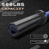 4FT Barbell Weight Bar 500lbs Capacity, 47" EZ Curl Bar Workout Barbell Fit 2'' Standard Weights, Steel  Straight Weight Bar - 4 of 4