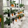 Dolonm Wire Shelving Unit, 6000 LBS NSF Height Adjustable Metal Garage Storage Shelves with Wheels,Metal Shelves - 2 of 4