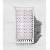 Bacati - Morocan Tiles Pink/Gray Muslin 100 percent Cotton Universal Baby US Standard Crib or Toddler Bed Fitted Sheet - 3 of 4