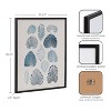 Kate & Laurel All Things Decor 16"x20" Gallery Abstract Coastal Blue Coral Print by The Creative Bunch Studio Black - 3 of 4