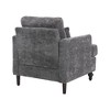 PAGED Modern Accent Chair Mid Century Modern Chenille Reading Chair with Soft Padded Seat for Living Room - 4 of 4