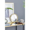 Dexmalle Gold Iron Round Wall Mirror - 4 of 4