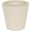 Cheung's Currula Tapered Vertical Dotted Pattern Ceramic Pot - Small - Off White - 2 of 3