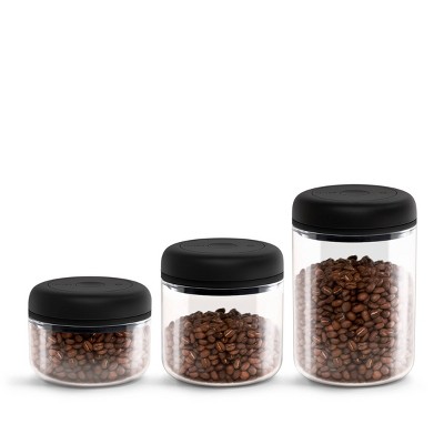 Atmos Clear Glass Vacuum Food Storage Canister 0.7 Liter
