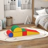 VisioGear 5-Piece Climb and Crawl Activity Play Set, Baby Soft Play Set, Foam Climbing Blocks for Toddlers, Multicolor, 16"*16"*8" - 2 of 4
