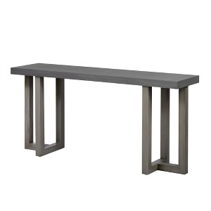 COWLOWN Modern Geometric Console Table with Solid Pine Legs for Entryway, Hallway & Living Room Accent Table - 1 of 4