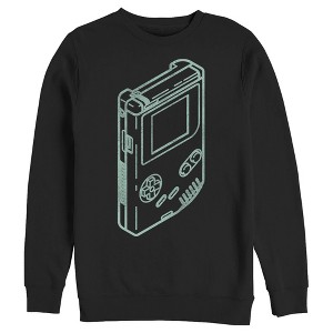 Men's Nintendo Diagram Game Boy Sweatshirt - 1 of 3