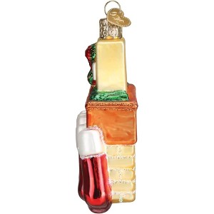 Old World Christmas Glass Blown Ornament for Christmas Tree, Family of 5 Stockings - 1 of 4