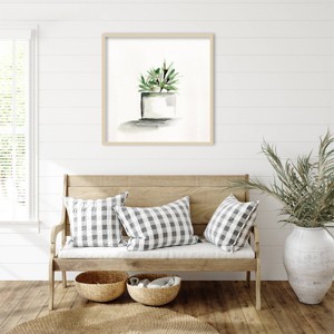 Amanti Art Potted Botanicals IV by Marcy Chapman Framed Wall Art Print - 1 of 4