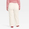 Women's Mid-Rise Straight Leg Relaxed Chino Pants - Universal Thread™ - 2 of 3