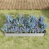 Gulches Green Metal 7.6x3.7x0.98ft Raised Planters Kit - Suitable for Planting Flowers or Vegetables - 4 of 4