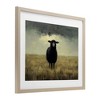 Stupell Industries Black Sheep in Field Framed Print Under Glass Art - 2 of 4