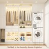Aheaplus Set of 2 Freestanding Closet Organizer with Drawers and Hanging Rods,  Walk-in Closet System Set with Shoe Rack and Storage Cubes - 3 of 4