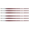 da Vinci COLLEGE Student Brush, Synthetic, Acrylic & Oil, Round, Series 8730, Size 6, Pack of 6 - 2 of 3