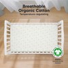 KeaBabies 2pk Soothe Fitted Crib Sheets Neutral, Organic Baby Crib Sheets, Fits Standard Nursery Baby Mattress - 2 of 4