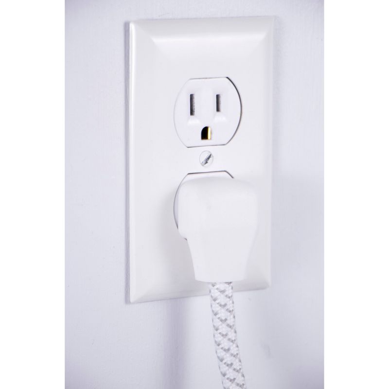 Philips 4-Outlet Surge / 2 USB-A 720 Joules 4&#39; Braided Cord - White, 5 of 9