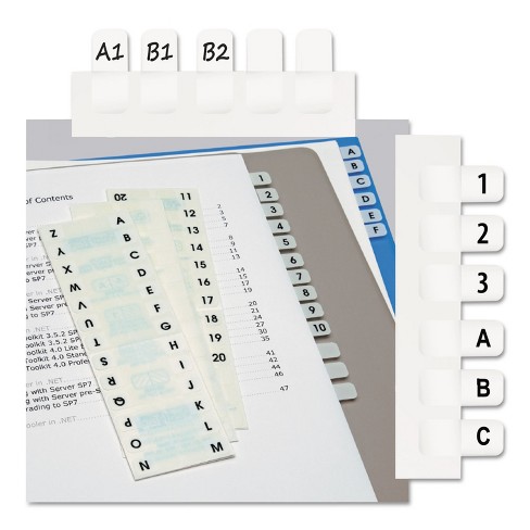 Esselte Self-tab Style Index Card Guide - Printeda To Z