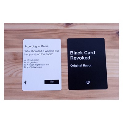 Black Card Revoked Game: Cards For All People, Party Game, 3-6 Players, 30-Minute Play, Includes Instructions, 4 of 5