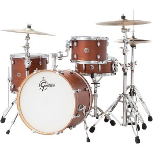 Gretsch Drums Catalina Club Classic 4-Piece Shell Pack With 20" Bass Drum Satin Walnut Glaze - 1 of 2