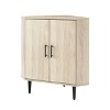 GlasFlength Decorative Storage Cabinets Modern Accent Storage Cabinet with 2 Doors Free standing Cabinet for Living Room, Beige, 30"*18"*32" - 2 of 4