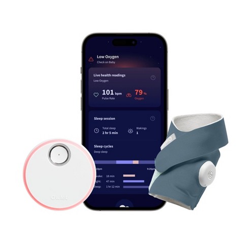 Owlet Dream Sock - FDA-Cleared Smart Baby Monitor with Live Health Readings and Notifications - image 1 of 4