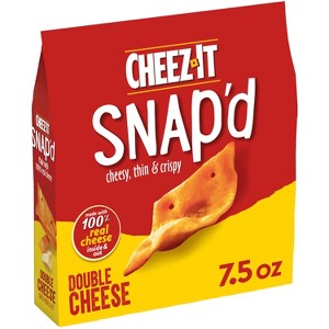 Cheez-It Snap'd Double Cheese Crackers - 7.5oz - 1 of 4