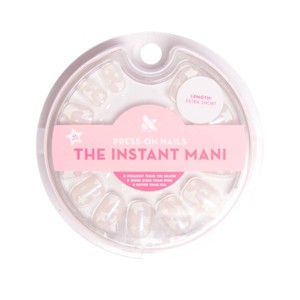 Olive & June Press-On Fake Nails - Extra Short Squoval - Pink Goldfish Large Star - 42ct - 1 of 4