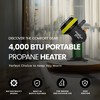 Comfort Gear Portable Personal Propane Heater, Indoor Safe for Camping, Garage, Patio, Tent, Outdoor, 4,000 BTU, Fits 1 Pound LP Tank, Black/Yellow - 2 of 4