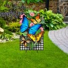 Briarwood Lane Spring Metal Art 28x14 Checkered Butterflies For Spring Metal Art - 2 of 3