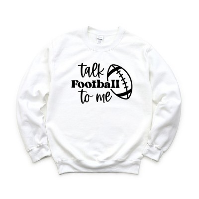 Simply Sage Market Women's Graphic Sweatshirt Talk Football To Me Ball