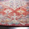 Bristol BTL352 Power Loomed Area Rug - Rose/Multi - 7' round - Safavieh. - 4 of 4