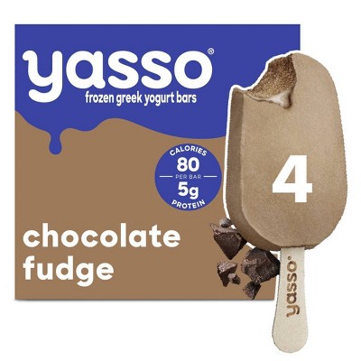 Yasso Frozen Greek Yogurt - Chocolate Fudge Bars - 4ct