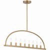 Crystorama Lighting Abbott 8 - Light Chandelier in  Vibrant Gold - 2 of 4