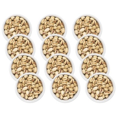 Woodstock Roasted & Salted Pistachios - Case of 12/9 oz