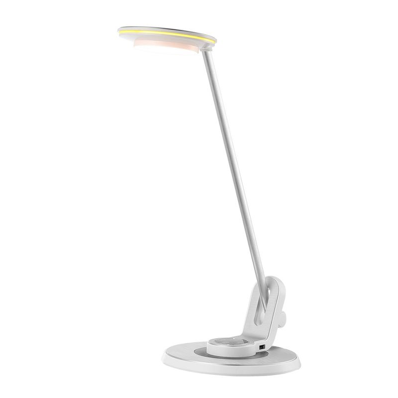 LED Milton/Dixon Aluminum Contemporary Minimalist Task Lamp - JONATHAN Y, 1 of 5